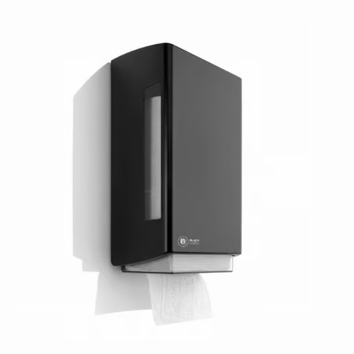 [332080] BlackSatino BT20 toiletpapier bulkpack dispenser kunststof zwart 