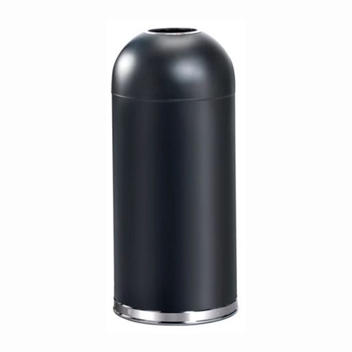 Vepabins afvalbak open top 55 liter met verzinkte binnenemmer gepoedercoat staal zwart (kopie)