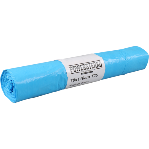 [2002411-005] HDPE afvalzak 70x110cm T25 blauw (25x20) 500 stuks